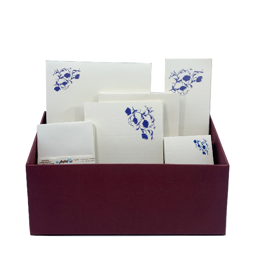 Papelería Especial en Azul